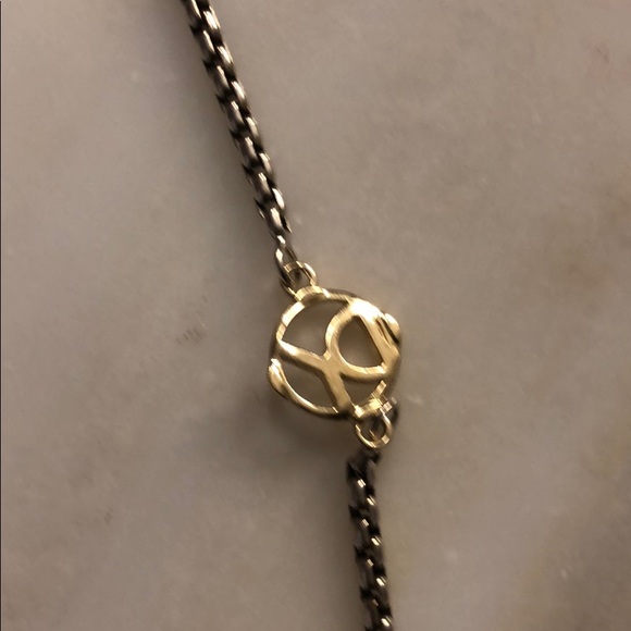 David Yurman 72” long logo station necklace - Picture 4 of 4